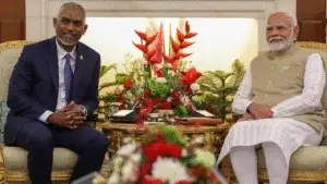 PM Modi at Maldives Independence Day with President Muizzu
