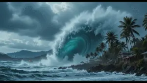 Tsunami hits Hawaii and Alaska 1